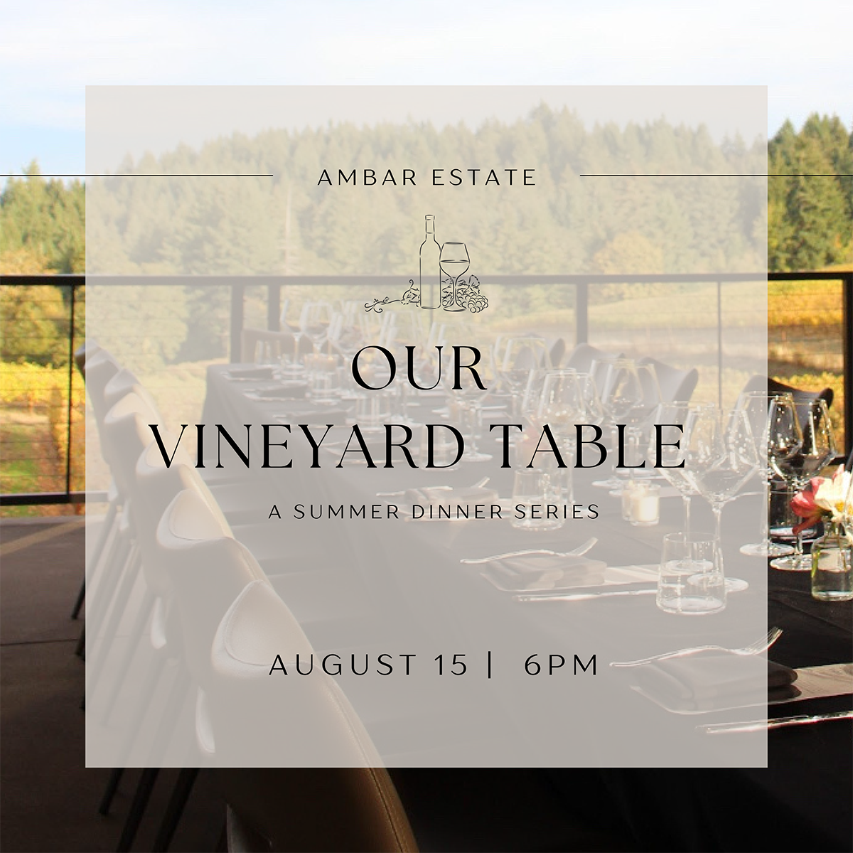 August Dinner Series