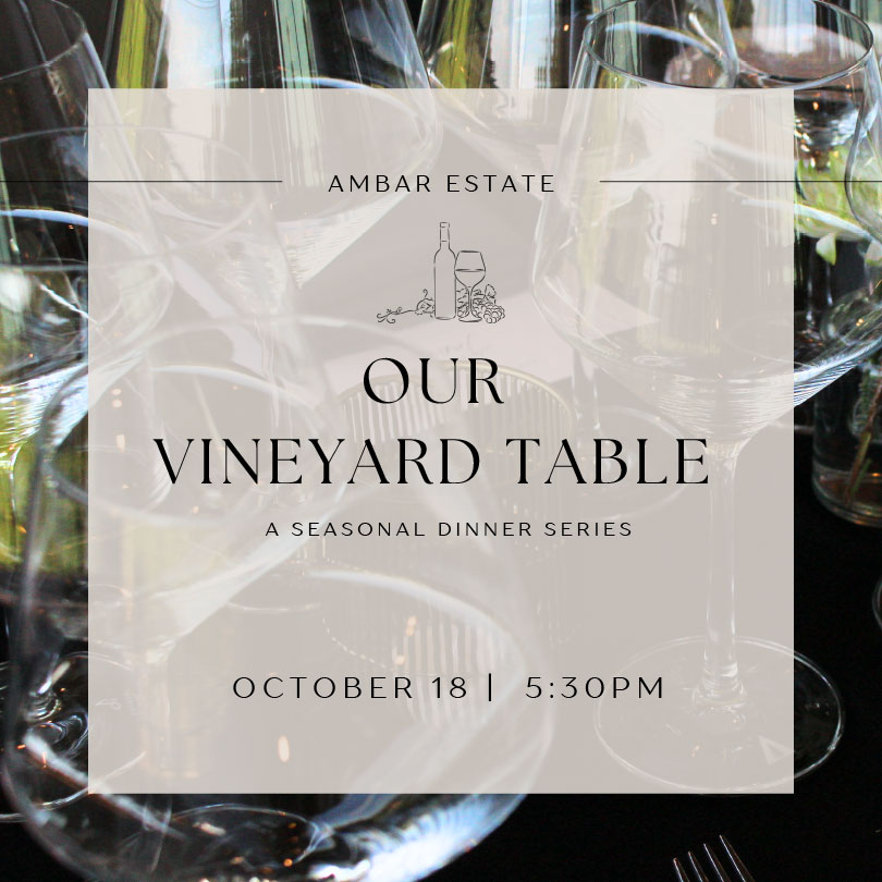 Our vineyard table