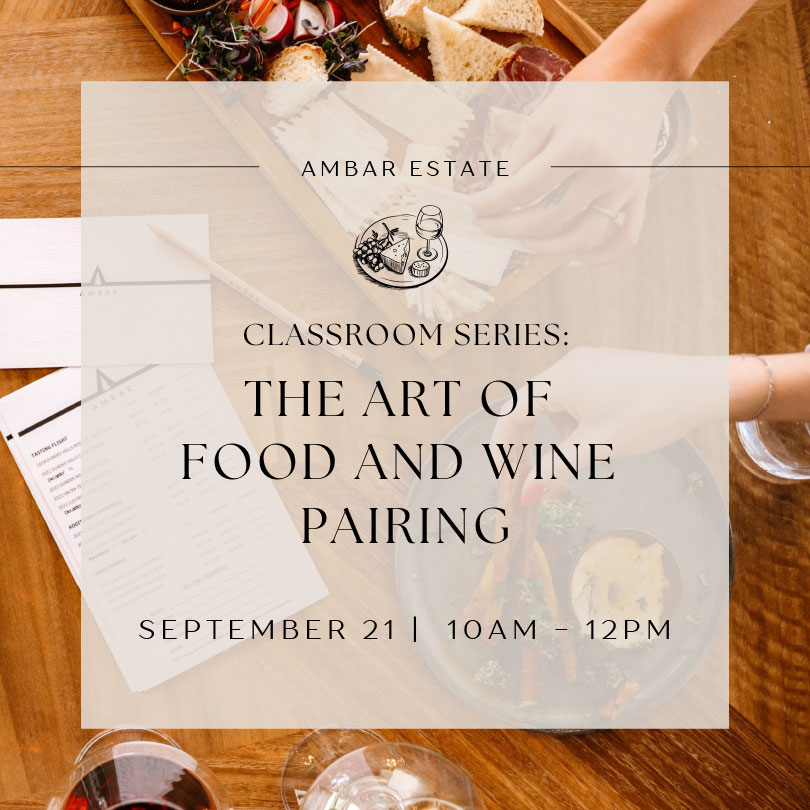 The art of food and wine pairing.